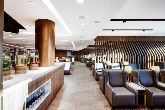 Toronto Pearson Airport lounge seating area