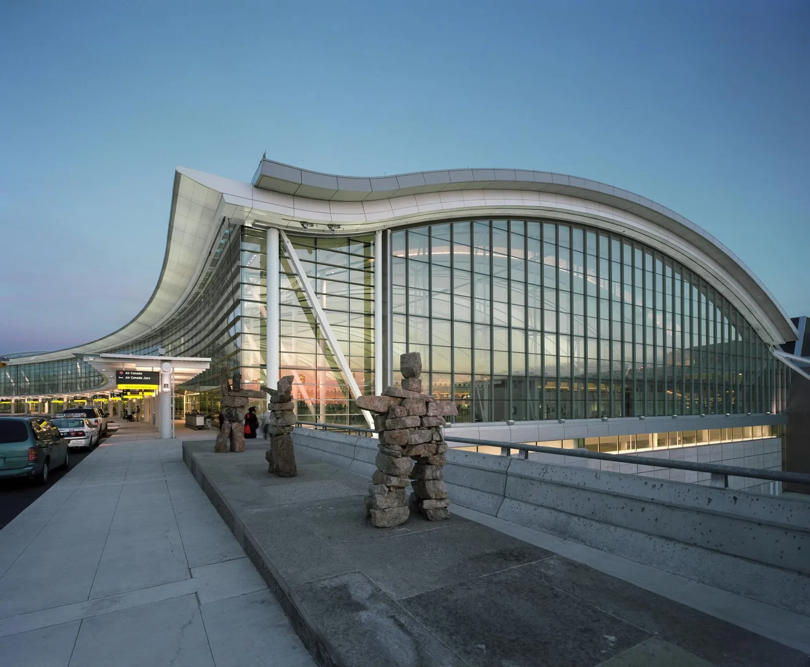 Toronto Pearson International Airport terminal exterior
